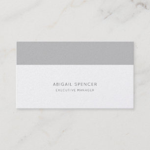 Luxury Pearl Plain Minimalist Professional Business Card