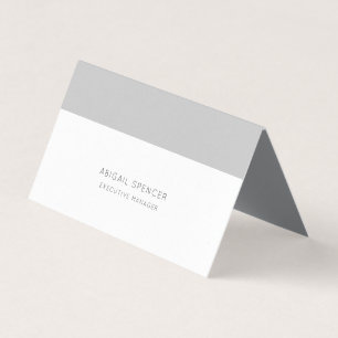 Luxury Pearl Plain Minimalist Professional Business Card