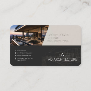 Luxury Penthouse Architect Business Card