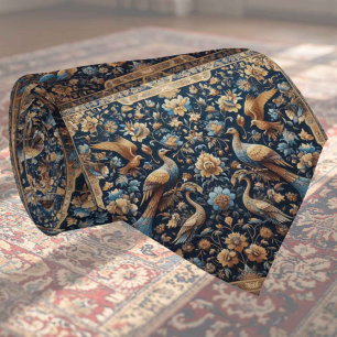 Luxury Persian Designer Rug Faux Silk Neck Tie