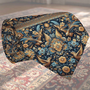 Luxury Persian Designer Rug Faux Silk Neck Tie
