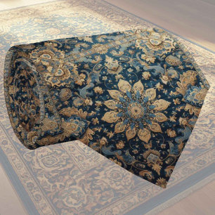 Luxury Persian Designer Rug Faux Silk Neck Tie