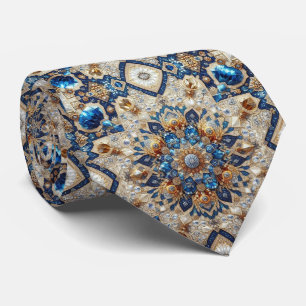 Luxury Persian Designer Style   Faux Silk Neck Tie