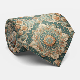 Luxury Persian Designer Style   Faux Silk Neck Tie