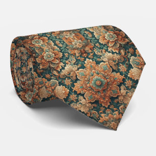 Luxury Persian Designer Style Faux Silk Neck Tie