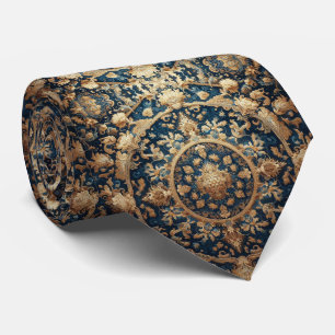 Luxury Persian Designer Style Faux Silk Neck Tie