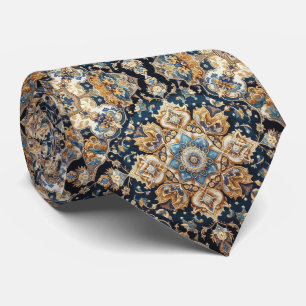 Luxury Persian Designer Style   Faux Silk Neck Tie