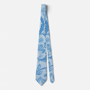 Luxury Persian Pale Peacock Blue Pattern  Tie