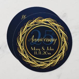 Luxury Personalised Anniversary Party Invitation