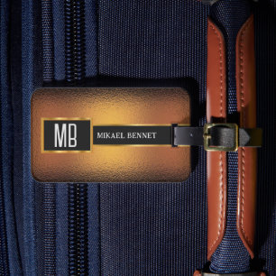 Luxury Personalised Luggage Tag