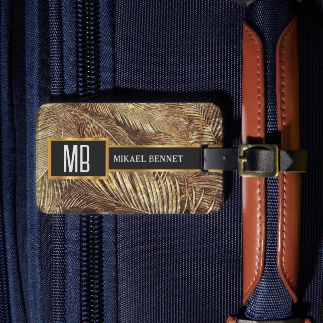 Luxury Personalised Luggage Tag (Front Insitu 4)