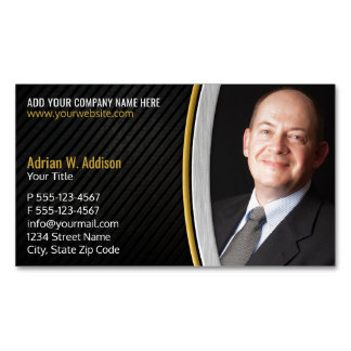 Luxury Photo professional Best Lawyer Consultant Magnetic Business Card