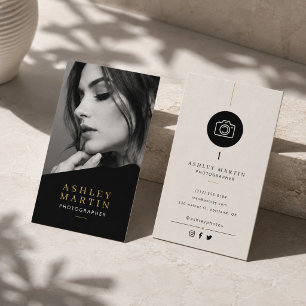 Luxury Photographer Business Card Template