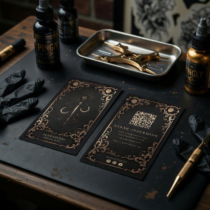 Luxury Piercing Artist   Celestial  Business Card