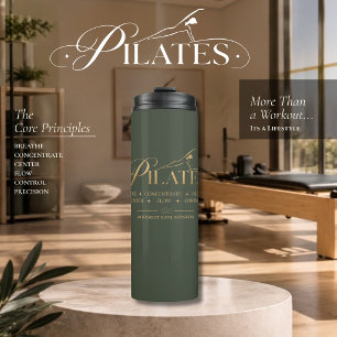 Luxury Pilates The Core Principles Gold Thermal Tumbler