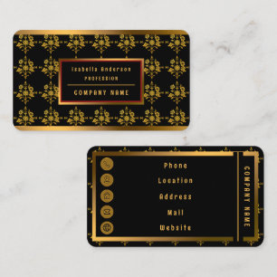 Luxury Popular Elegant Floral Collection Business Card