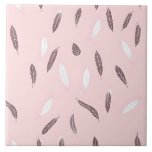 Luxury Popular Feathers Boho Collection Ceramic Tile