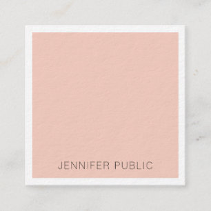 Luxury Premium Thick Modern Elegant Template Square Business Card