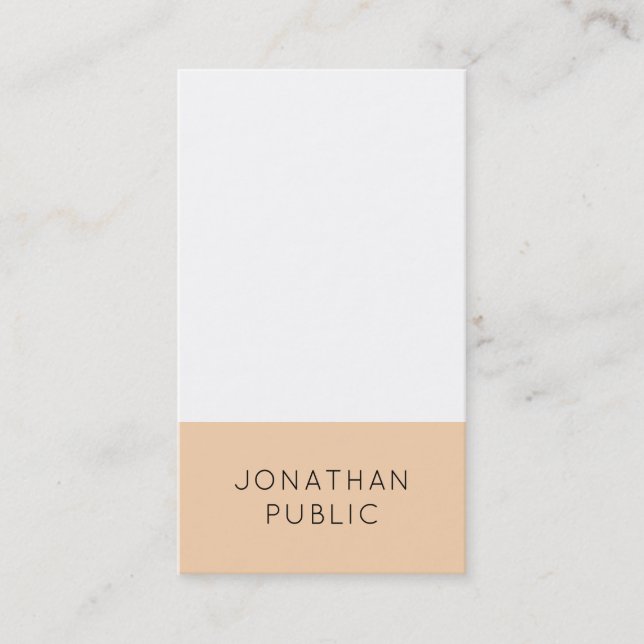 Luxury Professional Creative Modern Simple Design Business Card (Front)