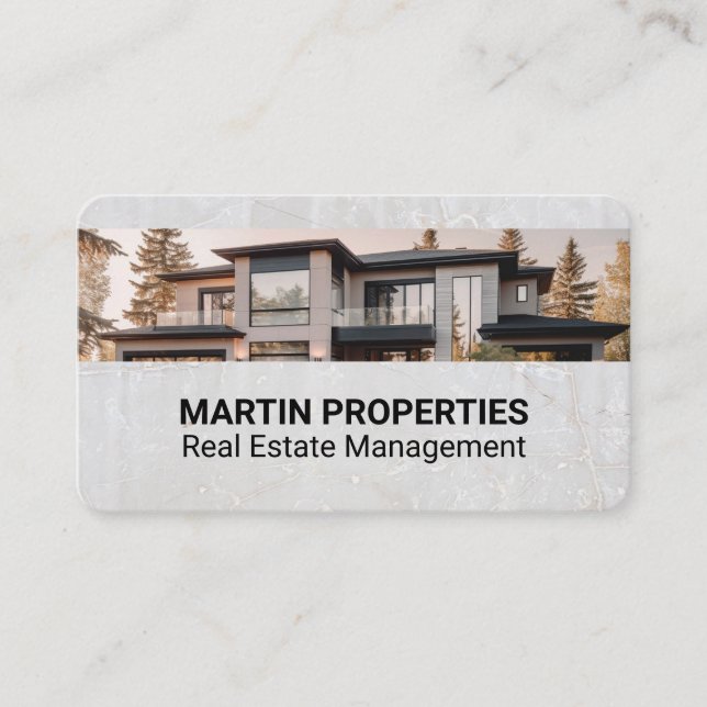 Luxury Property | Investment Rentals Business Card (Front)