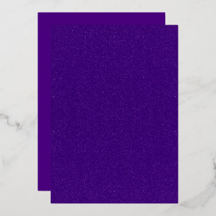 Luxury Purple Foil Invitation Card – Customisable