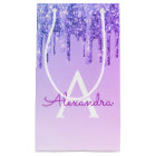 Luxury Purple Glitter & Sparkle Monogram