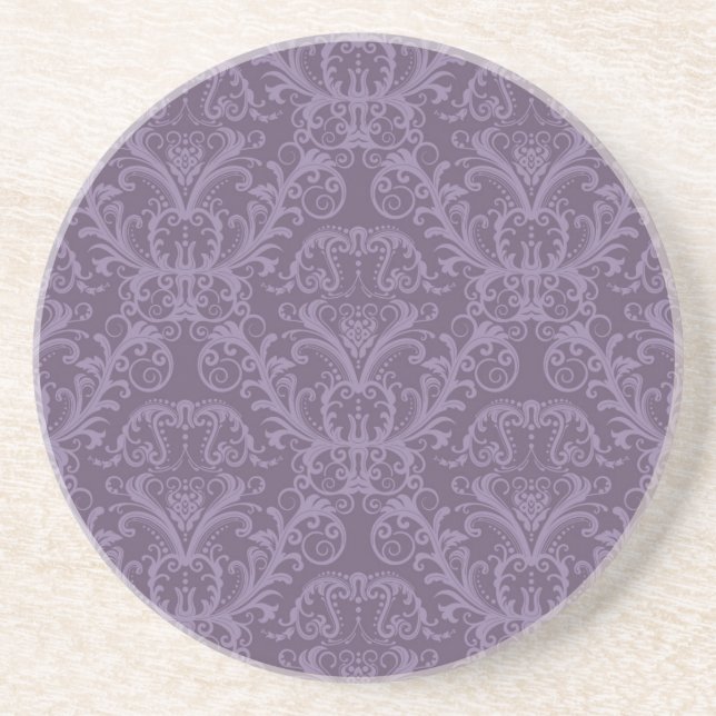 Luxury Purple Wallpaper Coaster (Front)