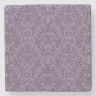 Luxury Purple Wallpaper Stone Coaster