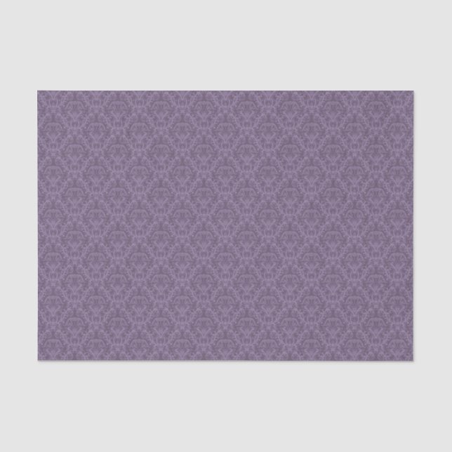 Luxury Purple Wallpaper Tissue Paper (Front)