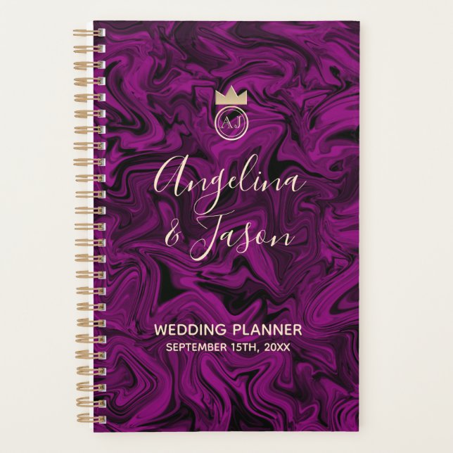 Luxury Purple Wedding Planner (Front)