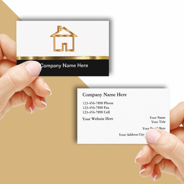 Luxury Real Estate Business Cards (Creator Uploaded)