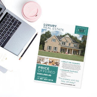 Luxury Real Estate Custom Marketing Flyer