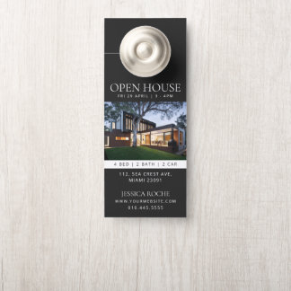 Luxury Real Estate Door Hanger | Open House