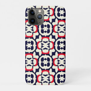 Luxury Red White and Blue iPhone 11 Pro Case