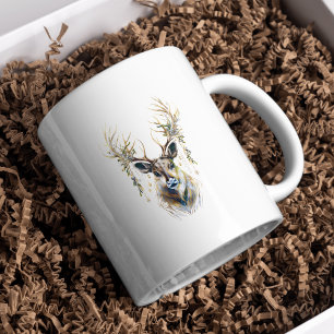 Luxury Reindeer, Celebrate the Magic of Christmas Coffee Mug