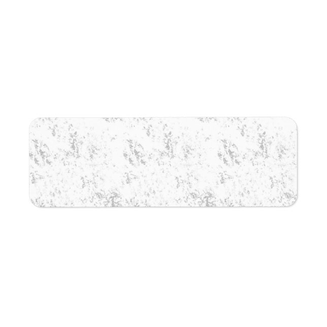 Luxury Romantic Wedding Celebration Design Return Address Label (Front)