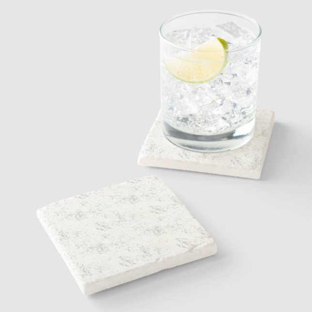 Luxury Romantic Wedding Celebration Design Stone Coaster (Side)