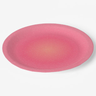 Luxury Rose Gradient Paper Plate