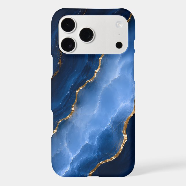 Luxury Sapphire Blue Marble (Back)