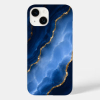 Luxury Sapphire Blue Marble