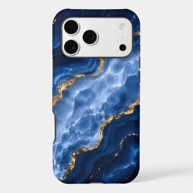 Luxury Sapphire Marble Agate (Back)
