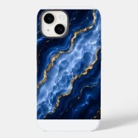 Luxury Sapphire Marble Agate