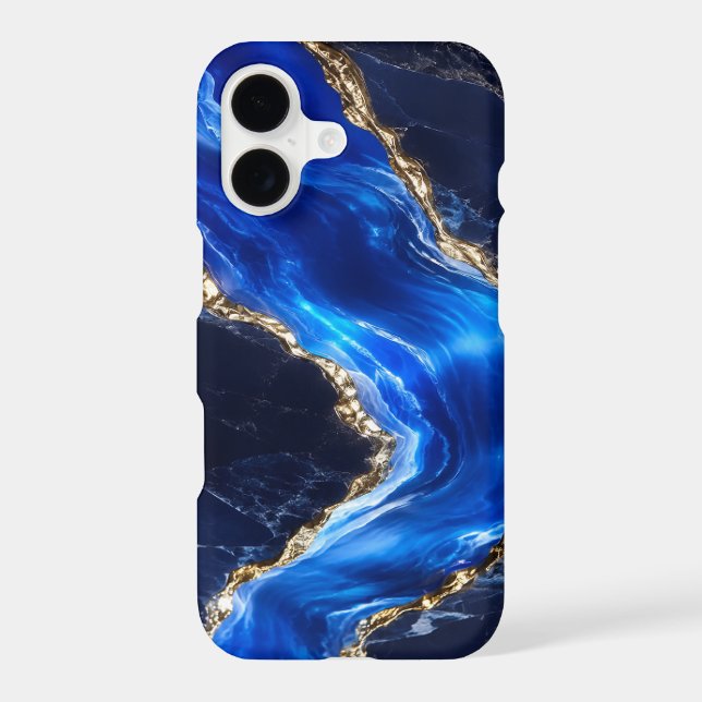 Luxury Sapphire Marble River (Back)