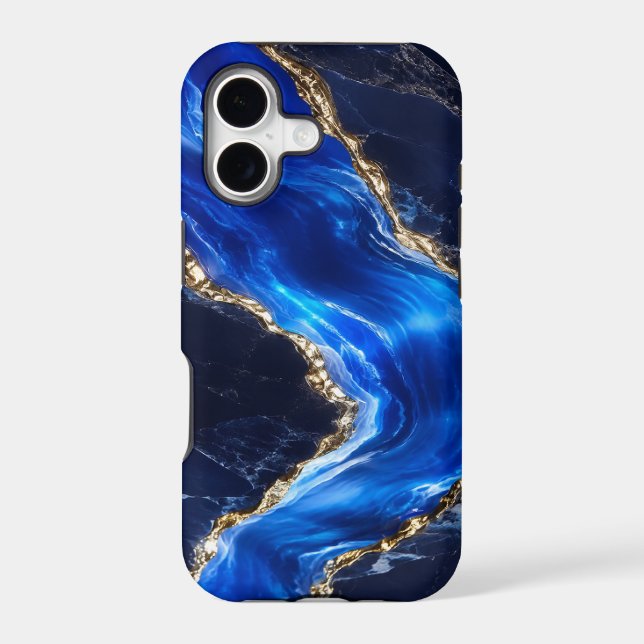 Luxury Sapphire Marble River (Back)