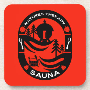 luxury Sauna Gift Coaster