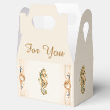 Luxury seahorse vintage beach wedding