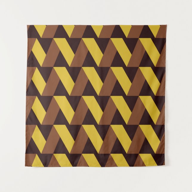 Luxury seamless pattern of zigzag line  tapestry (Front)