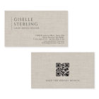 Luxury Service Provider Neutral Linen QR Code