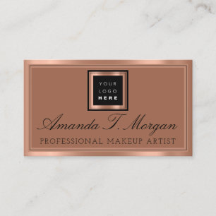 Luxury Services Wedding Event Production Copper Business Card