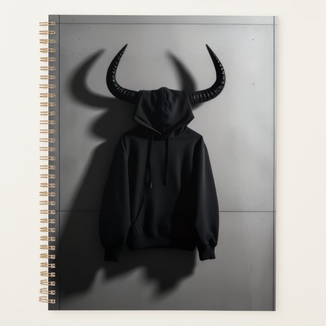 Luxury Shadow Hoodie – Halloween Edition Planner (Front)